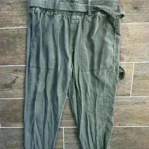 Abercrombie & Fitch AF Vintage Green Boho Comfy Jogger Cargo Pants Small - Picture 10 of 10